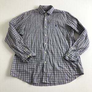 Polo Ralph Lauren Performance Shirt Mens Size XXL 2XL Plaid Long Sleeve